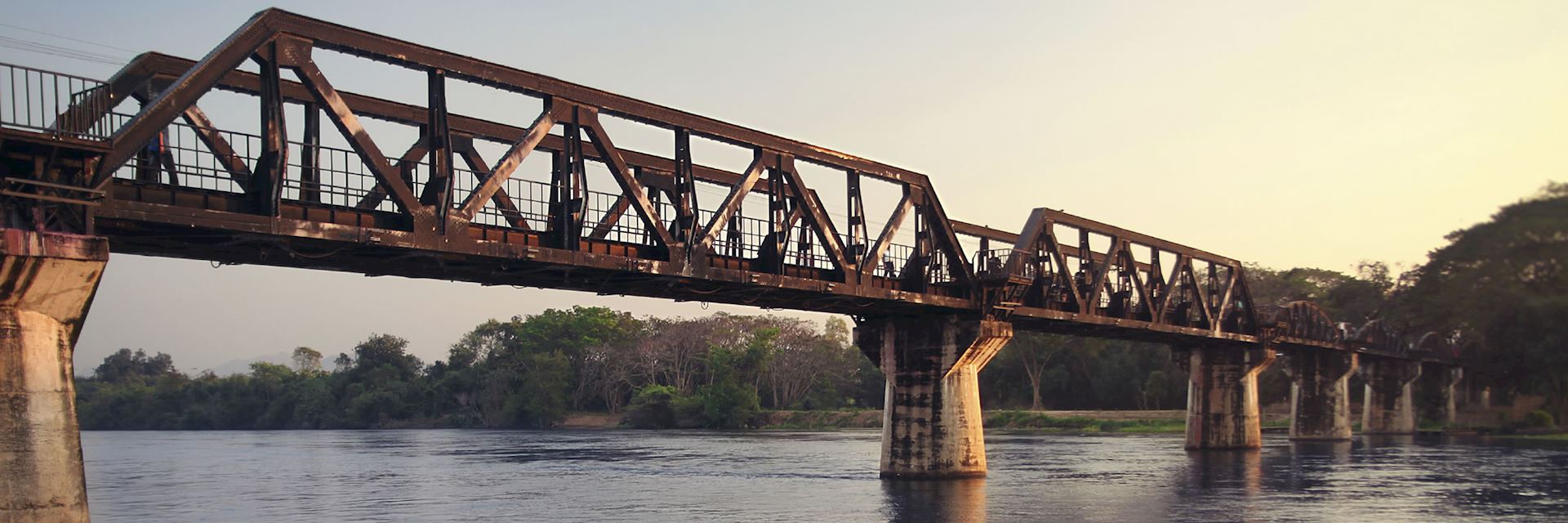 The infamous Bridge over the River Kwai