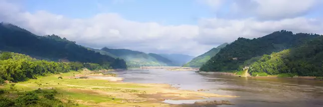 The Mekong River, in the Golden Triangle