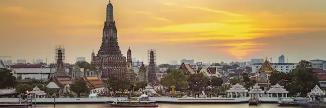 The skyline of Bangkok
