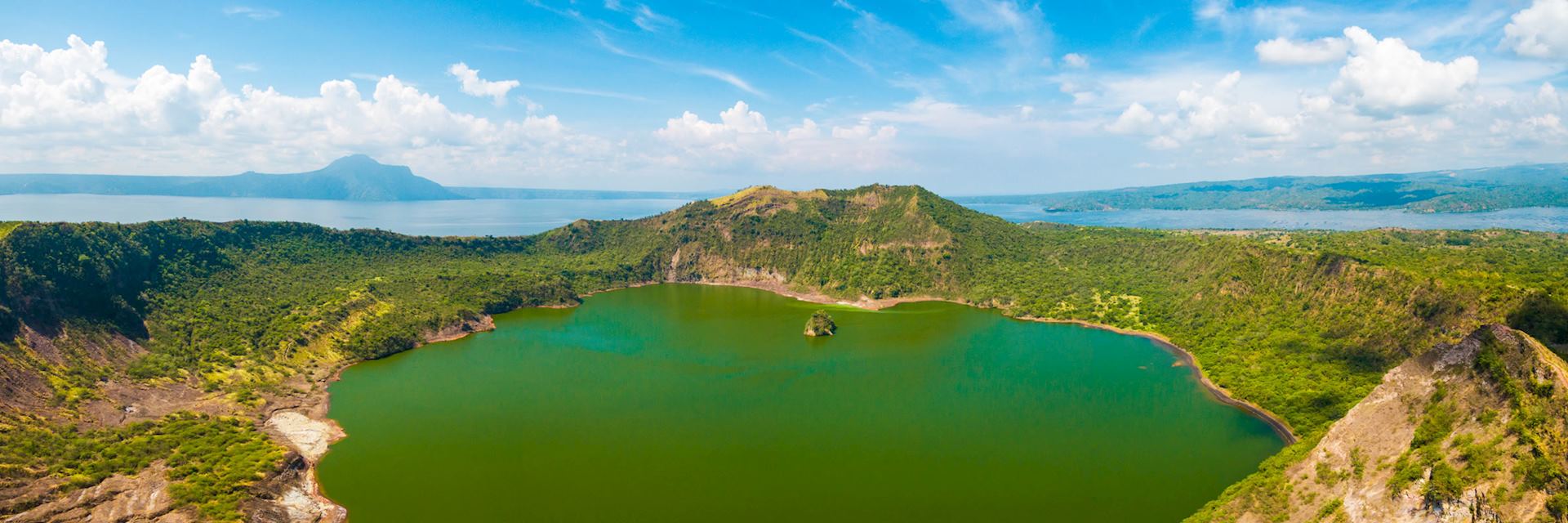 Vulcan Point Island and Crater Lake in Batangas, Southern Luzon