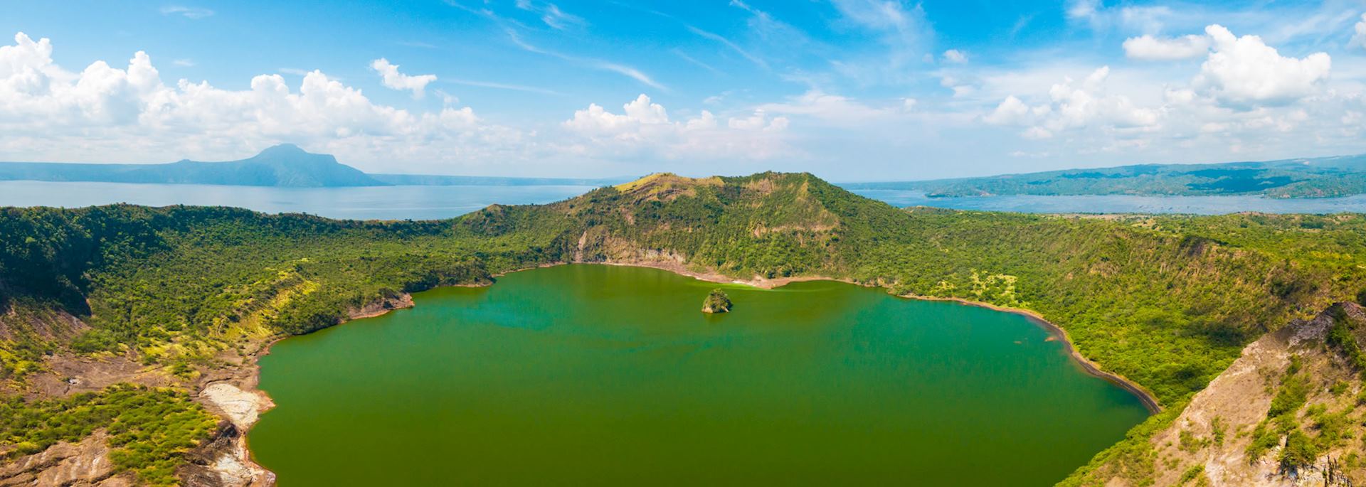 Vulcan Point Island and Crater Lake in Batangas, Southern Luzon