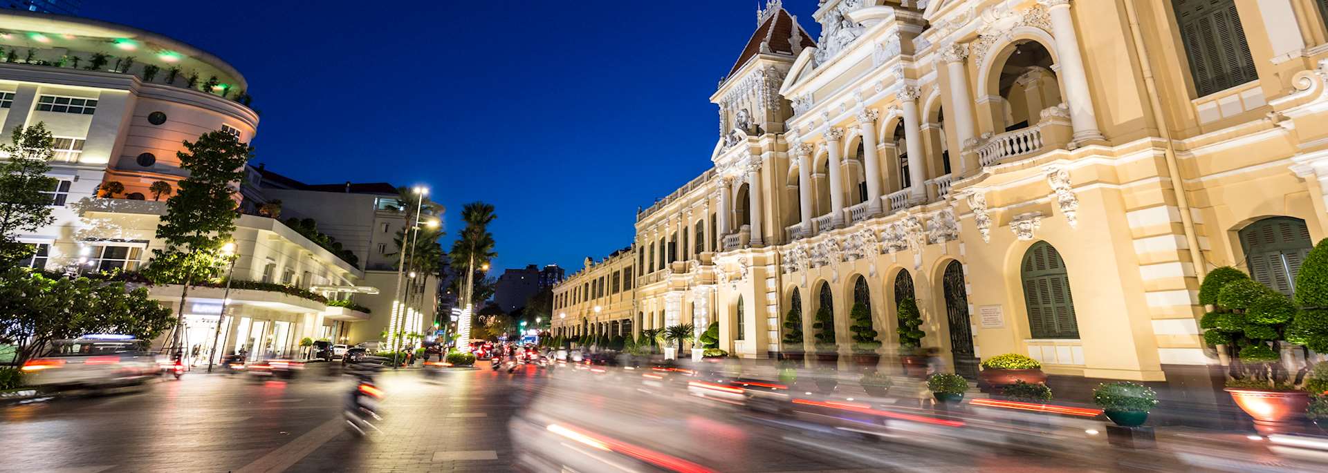 Nighttime in Ho Chi Minh City