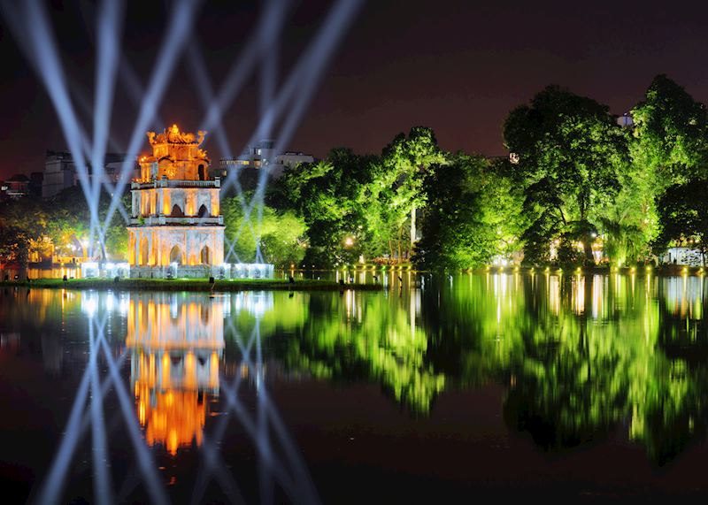 Turtle Tower, Hoan Kiem Lake