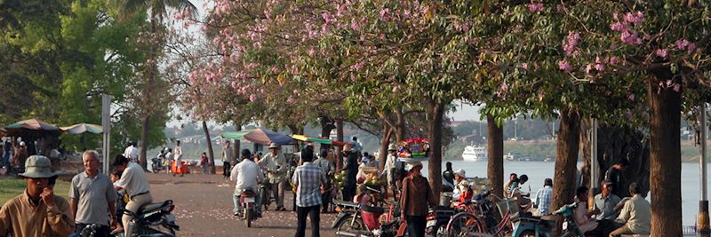 Spending time by the river in Phnom Penh