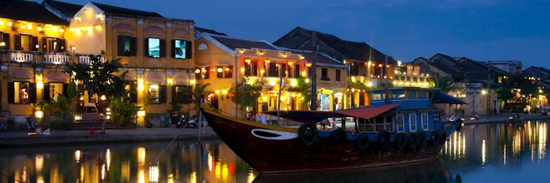 Try one of the restaurants that line the riverbank in Hoi An