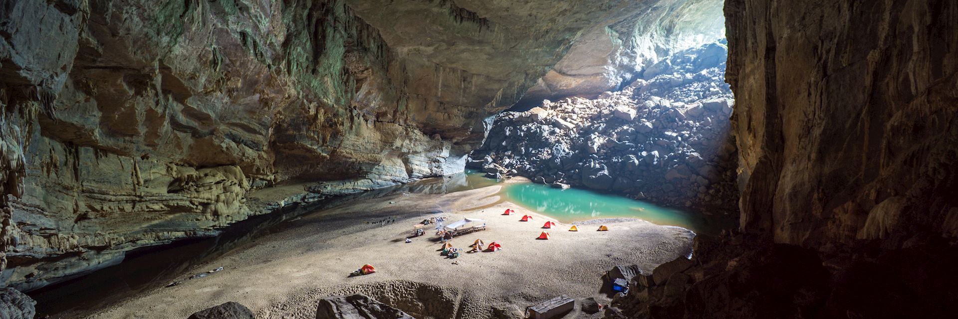 Campsite at Hang En caves