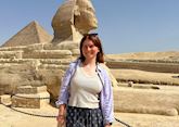 Alanna at Giza, Egypt