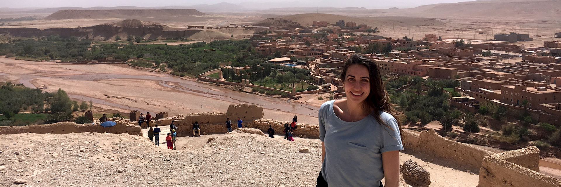 Amira at Ait Ben Haddou, Morocco