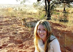 Arista on safari in the Kruger