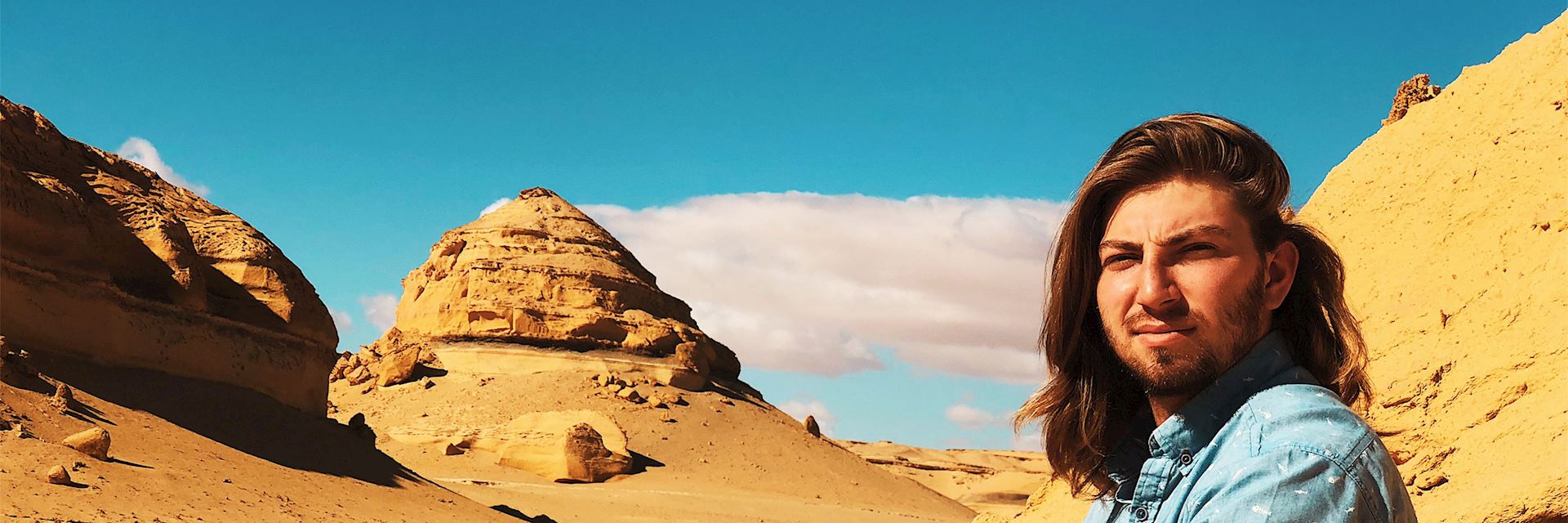 Bradley in Egypt