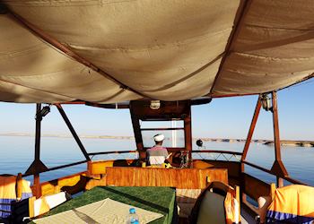 Boat ride around Lake Nasser, Egypt