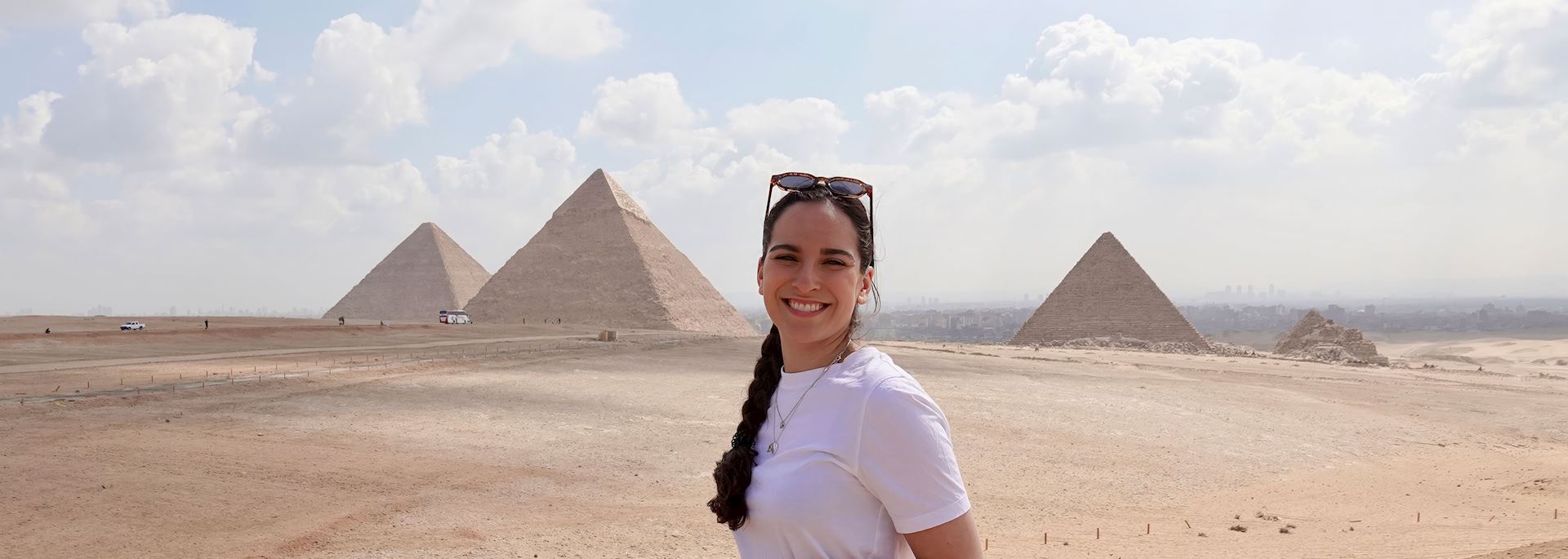 Delphie at Giza, Egypt