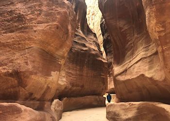 The Siq at Petra, Jordan