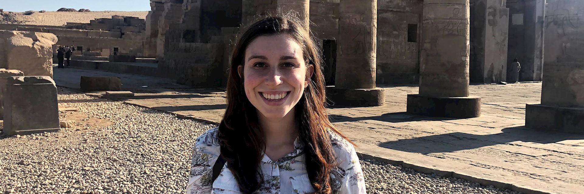 Sharidan at the Temple of Kom Ombo, Egypt