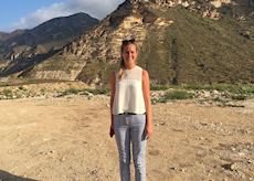 Sophie in Salalah, Oman