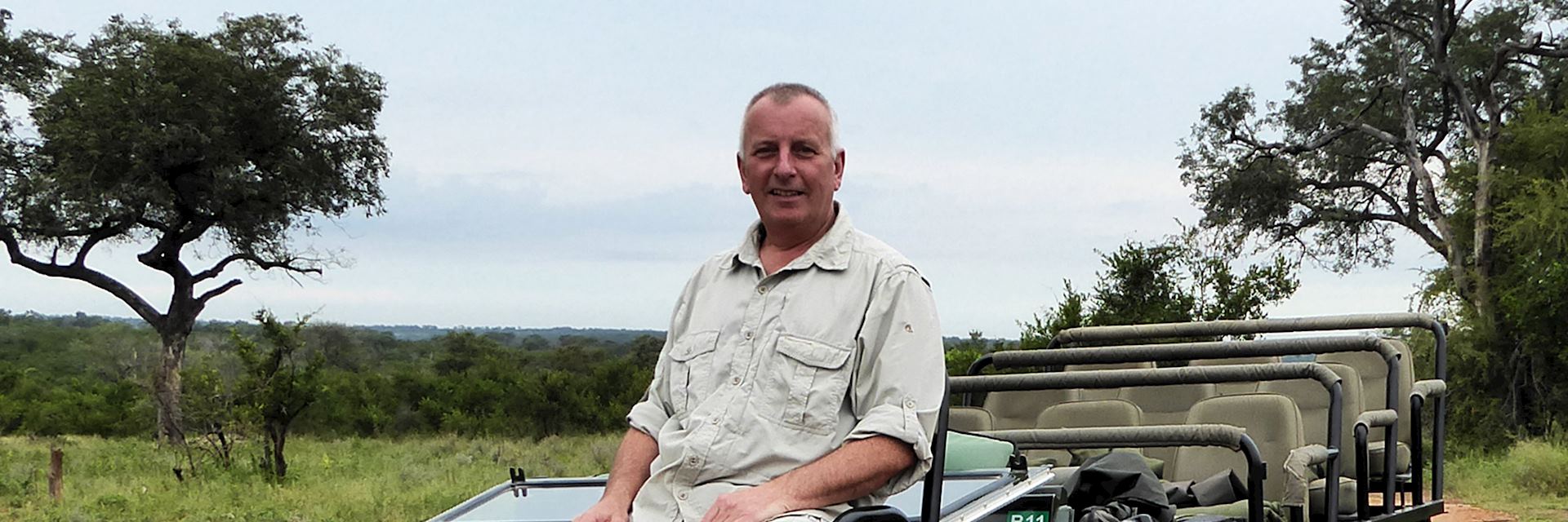 Alan at Sabi Sands, South Africa