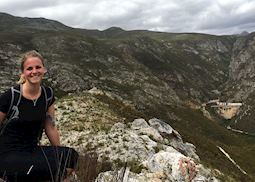 Amelia in Fernkloof Nature Reserve, Hermanus, South Africa