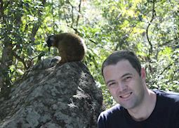 Andrew in Andasibe National Park, Madagascar