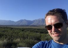 Andrew in Bontebok National Park, South Africa