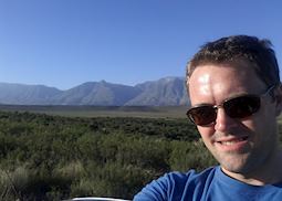 Andrew in Bontebok National Park, South Africa