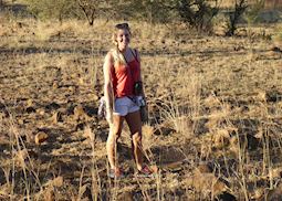 Anna in the Spioenkop Game Reserve, South Africa