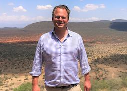 Ben at Kalama Wildlife Conservancy, Kenya
