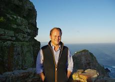 Ben at Cape Point on the Cape Peninsula, South Africa