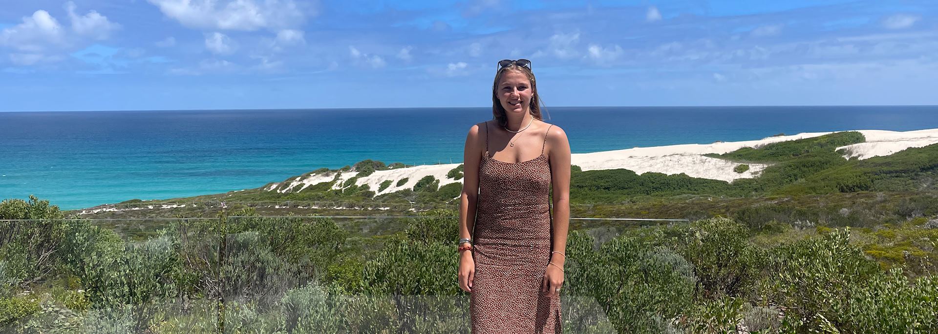 Cassie at the De Hoop Nature Reserve, South Africa