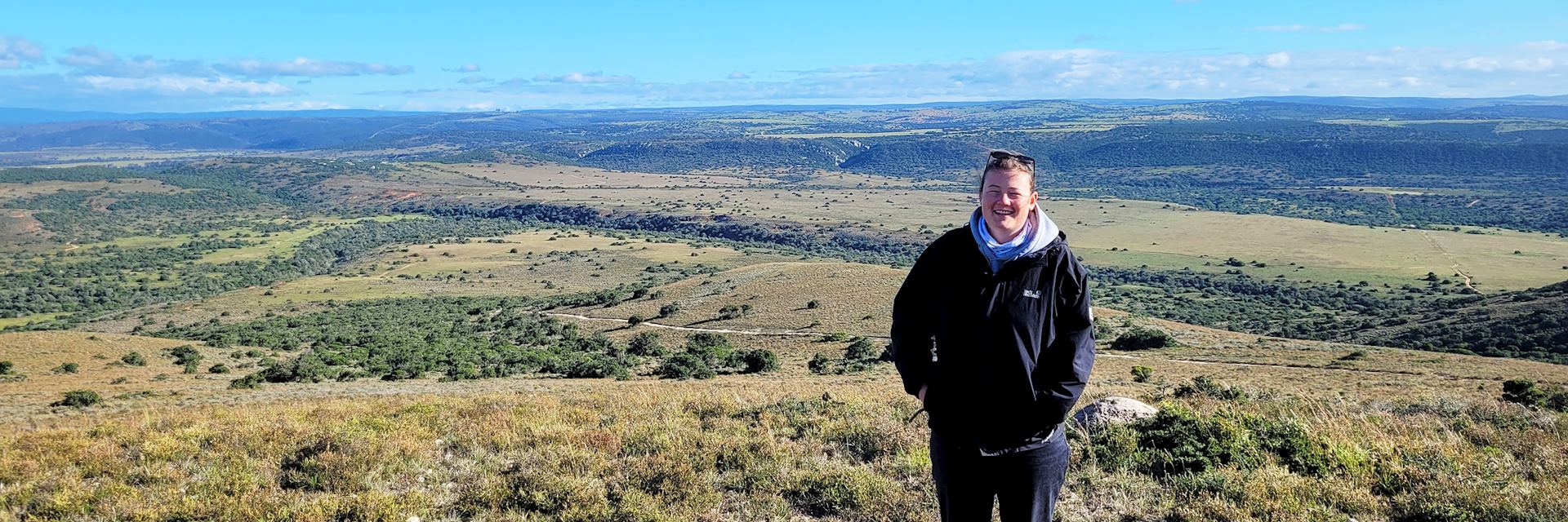 Catherine at Amakhala Game Reserve, South Africa