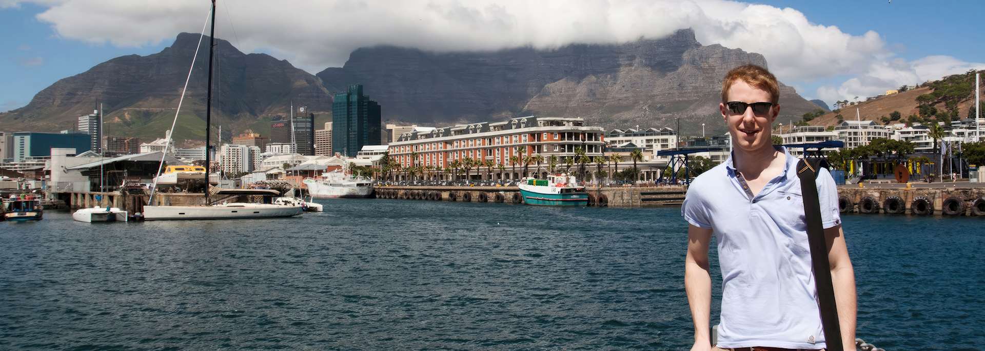 Chris at the Victoria and Alfred Waterfront, Cape Town