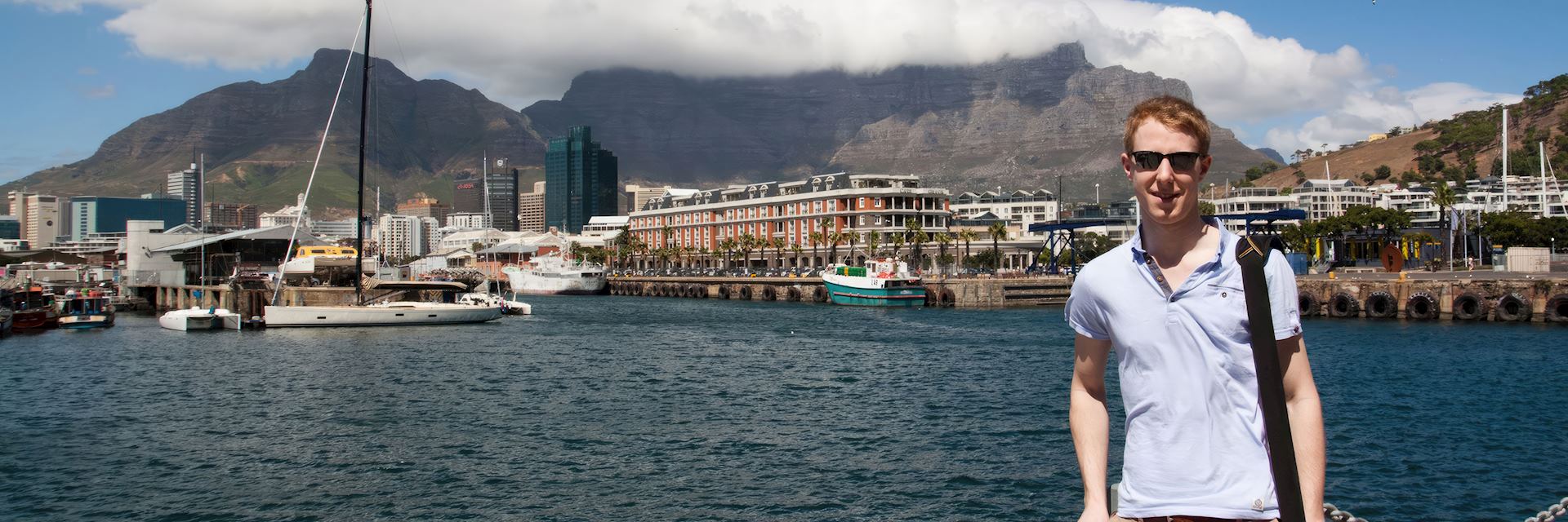 Chris at the Victoria and Alfred Waterfront, Cape Town