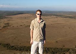 Chris at Look Out Point, Amakhala Private Game Reserve