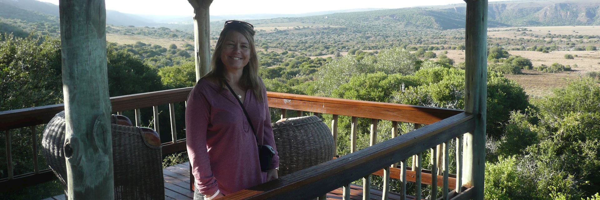 Christine at Amakhala Woodbury Lodge, The Eastern Cape, South Africa