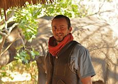 Dickie at his old camp in Katavi National Park, Tanzania