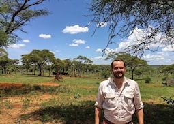 Dickie in Tarangire National Park, Zanzibar
