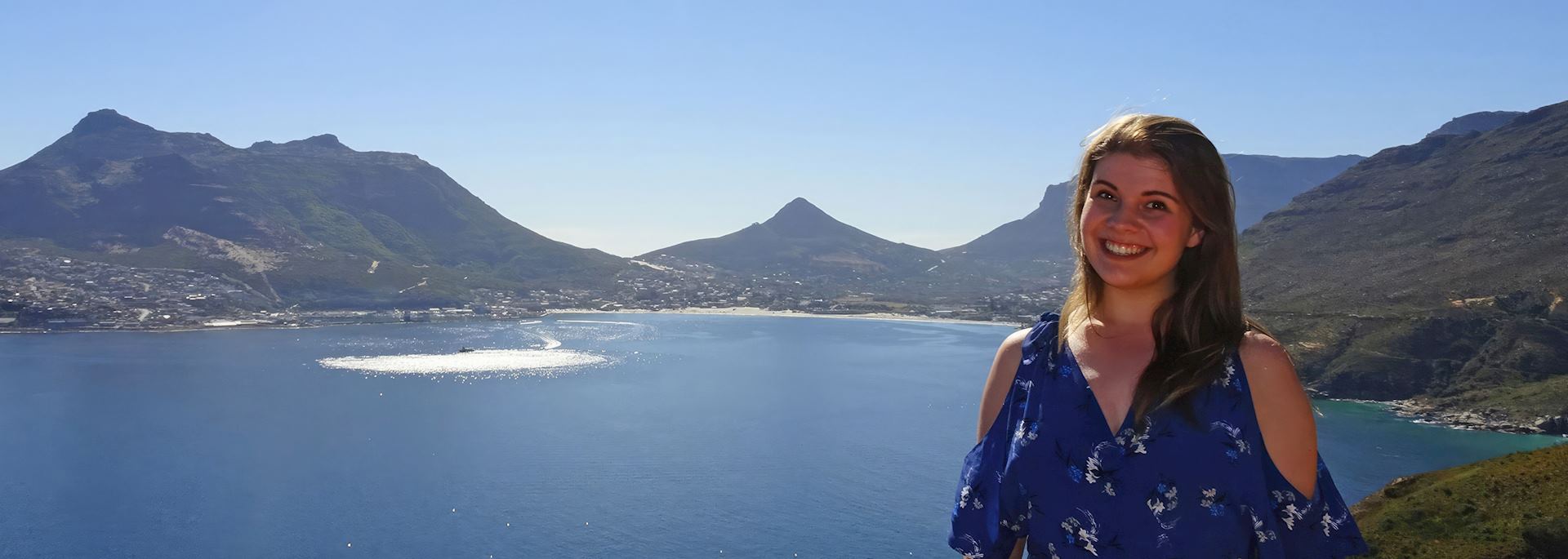  Kirsty visiting Hout Bay, South Africa