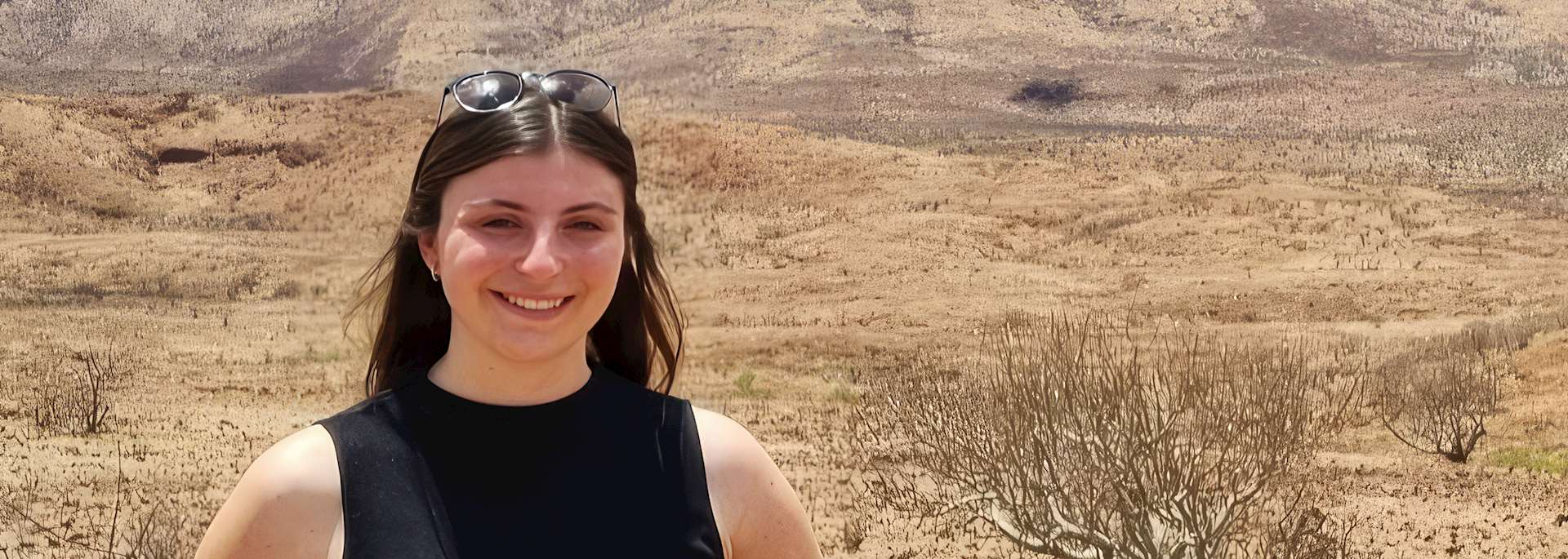 Megan at Grootberg, Namibia