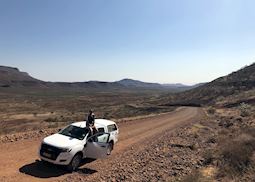 Mike in Damaraland, Namibia
