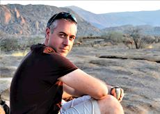 Mike in the Erongo Mountains, Namibia