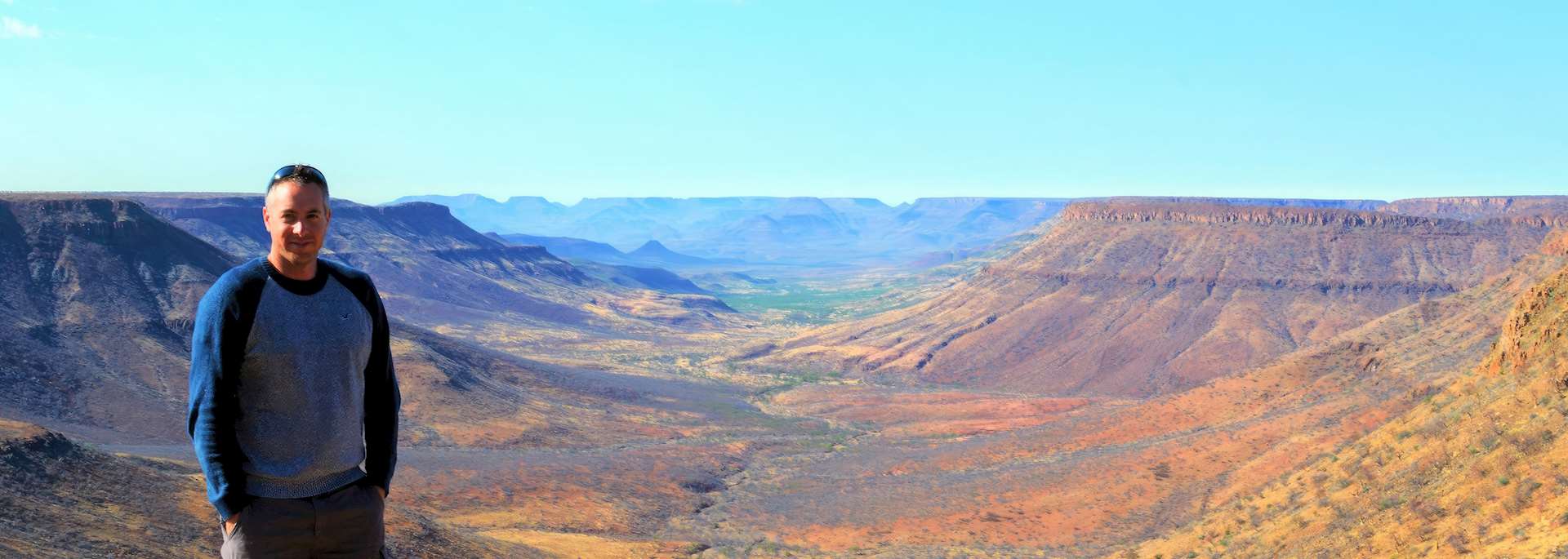 Mike in Damaraland, Namibia