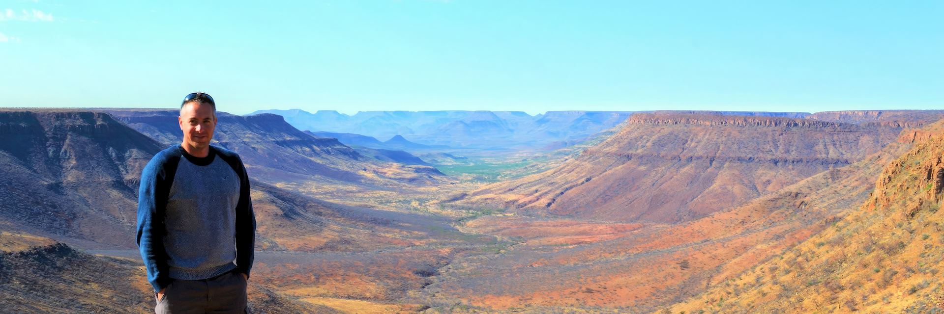 Mike in Damaraland, Namibia