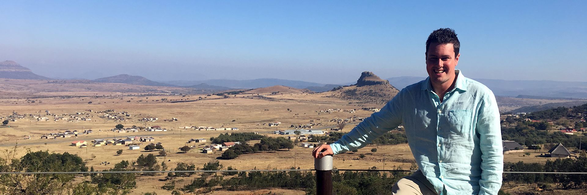 Robin visiting South Africa