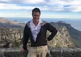Robin on Table Mountain in Cape Town