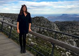 Roseanna on Table Mountain, South Africa