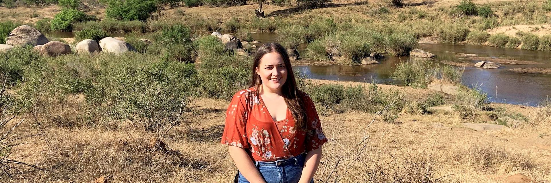 Shannen in the Kruger, South Africa