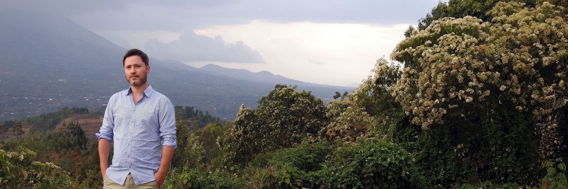 Toby in Virunga National Park, Rwanda