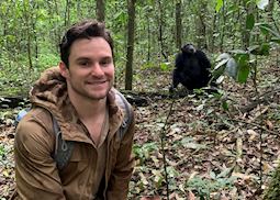 Tom in Kibale Forest National Park, Uganda