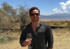 Tom in the Ngorongoro Crater, Tanzania