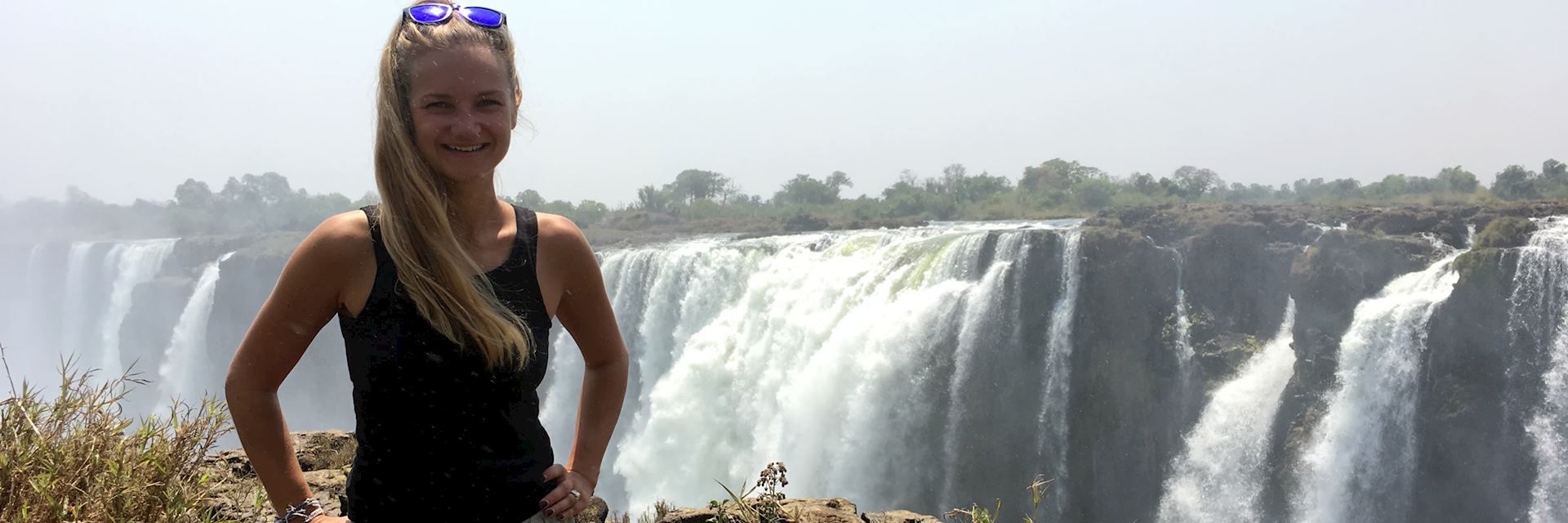 Willa at Victoria Falls