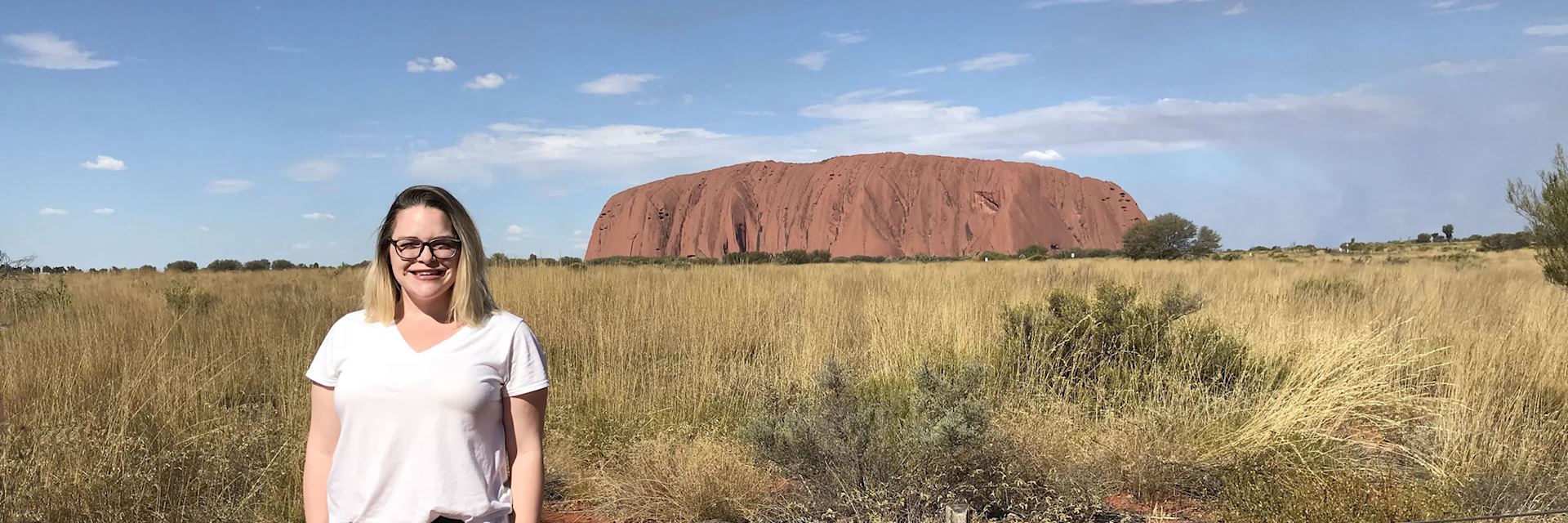 Ariel at Uluru (Ayers Rock)